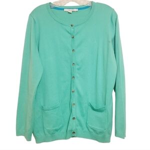 Boden | Women's Preppy Favorite Crew Button-Down Cardigan Sweater (US Size 14)